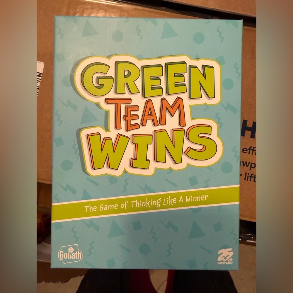 Green Team Wins Board Game